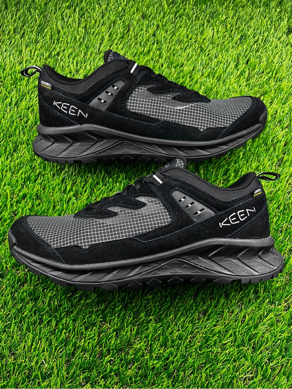 KEEN Hightrail EXP Waterproof Men's Trail Running Hiking Shoes Black Size 12